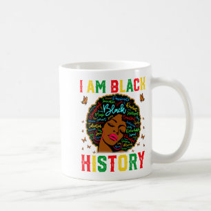 Mug Je suis l'histoire noire afro-américaine femmes re