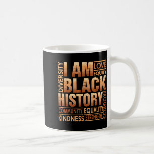 Mug Je suis l'histoire noire des hommes afro-américain