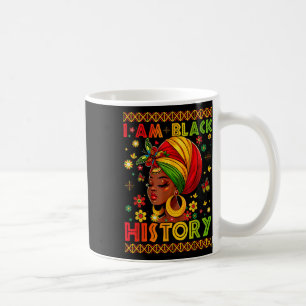 Mug Je suis l'histoire noire Juneteenth Afro-Américain