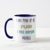 Mug Je suis libre de tout le préjudice (Gauche)