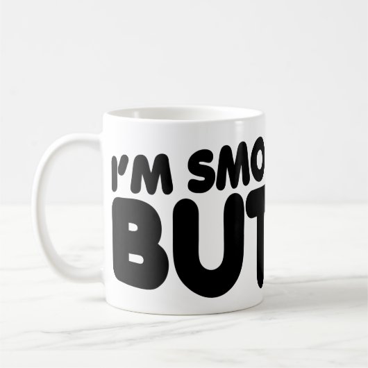 Mug Je suis lisse comme le beurre (Gauche)