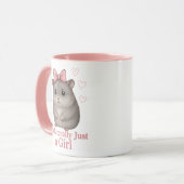 Mug Je suis littéralement juste une fille triste hamst (Devant gauche)