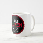 Mug Je suis logo de Kaizen - amélioration continue (Devant droit)