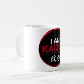 Mug Je suis logo de Kaizen - amélioration continue (Devant gauche)