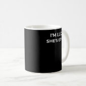 Mug Je suis Lucy. C'est Ethel. Funny Sarcastic BFF (Devant droit)