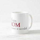 Mug Je Suis Maman Personnalisable (Devant droit)