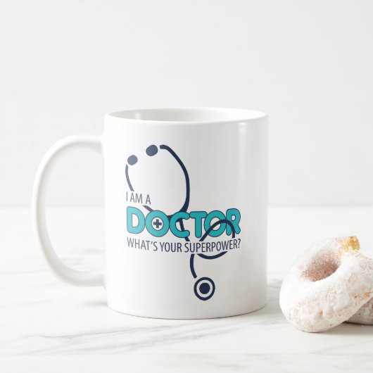 Mug Je suis médecin (Avec donut)