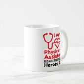 Mug Je suis médecin adjoint PA Drôle Héros Citation (Devant droit)