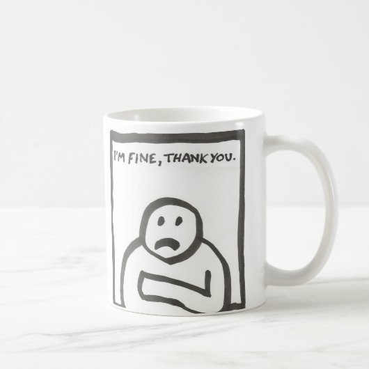Mug Je suis Merci fin (Droite)