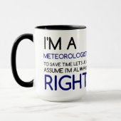 MUG JE SUIS MÉTÉOROLOGUE (Gauche)
