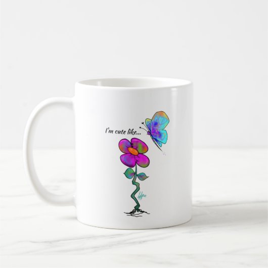 Mug Je suis mignon comme... (Gauche)