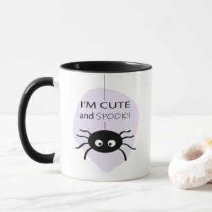 Mug Je suis mignon et Éffrayant l Spider Halloween Thè