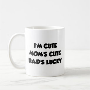 Mug Je suis mignon maman's mignonne papa's Lucky Coffe