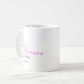 Mug Je suis millionnaire dans la fabrication de la pât (Devant gauche)