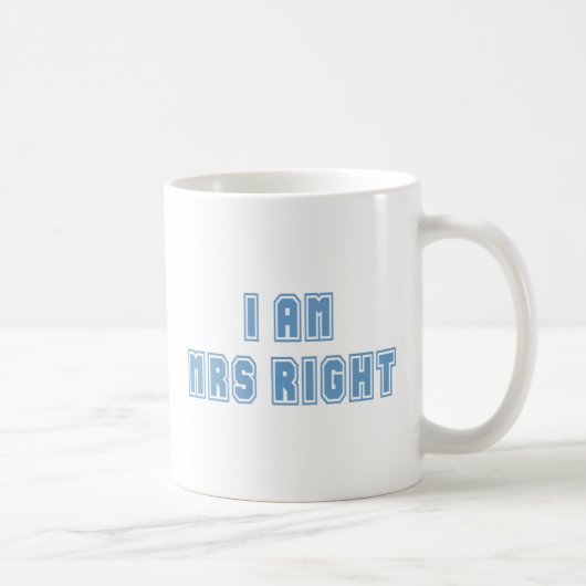 Mug Je suis Mme Right (Droite)