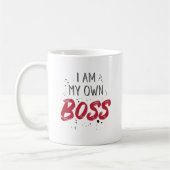 Mug Je suis mon propre entrepreneur d'entrepreneur de (Gauche)