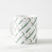 Mug Je suis Motif de la typographie de la fierté du pa (Devant gauche)