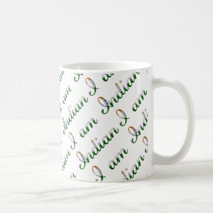 Mug Je suis Motif de la typographie de la fierté du pa