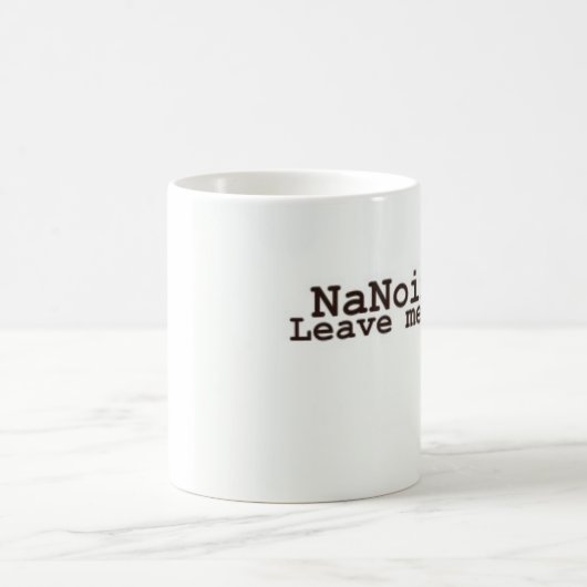 Mug Je suis NaNoing ! Laissez-moi seul (Centre)