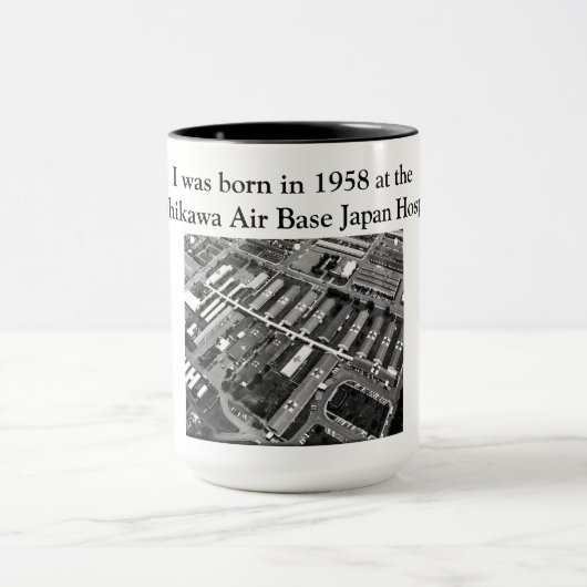 Mug Je suis né en 1958 à Tachikawa AB Japon (Centre)