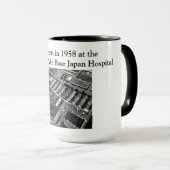 Mug Je suis né en 1958 à Tachikawa AB Japon (Devant droit)