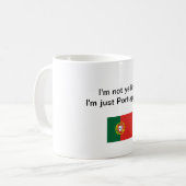 Mug "Je suis ne hurlant pas moi suis simplement (Devant gauche)
