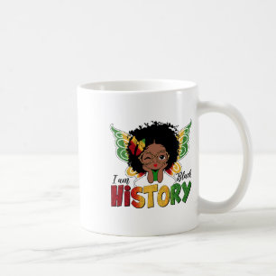Mug Je Suis Noir Histoire Mois mignon Melanin Afro Gir