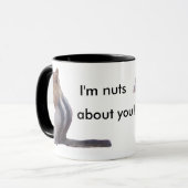 Mug Je suis nuts au sujet de vous ! (Devant gauche)