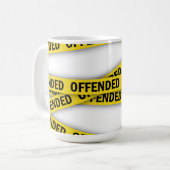 Mug Je suis offensé que la police ne croise pas (Devant gauche)