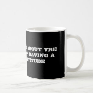 Mug Je suis optimiste au sujet de la possibilité de