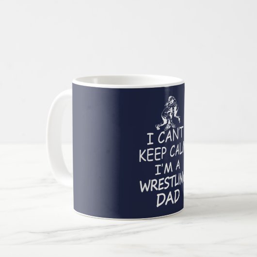 Mug Je suis PAPA de LUTTE d'A (Devant gauche)