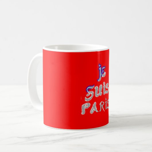 Mug Je Suis Paris Art Print (Devant gauche)
