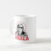 Mug Je suis partie avec Angela - - (Devant gauche)