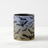 Mug Je suis partie Batty pour les chauves-souris noire (Centre)