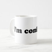 Mug Je suis perplexe (Devant gauche)