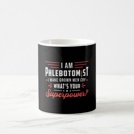 Mug Je Suis Phlebotomiste Superpower Phlebotomy Hospit (Centre)