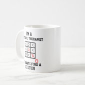 Mug Je Suis Physiothérapeute Je Trouve Toujours Une So (Devant gauche)