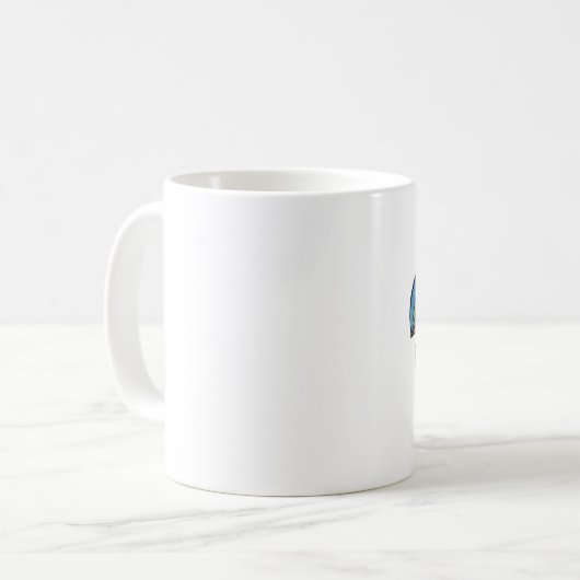 Mug Je suis physiothérapeute Quel est votre super-pouv (Devant gauche)