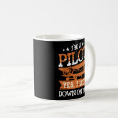 Mug Je Suis Pilote Oui Je Regarde En Bas Sur Vous Avia (Devant droit)