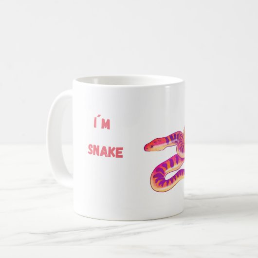 Mug Je suis Pink Snake (Devant gauche)