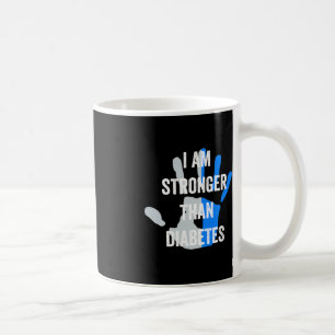 Mug Je suis plus fort que le diabète - mignon diabète