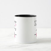 Mug Je suis plus gentil après ma course drôle de café (Centre)