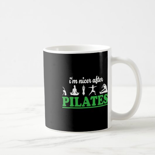 Mug Je suis plus gentil après Pilates Professeur de fi (Droite)