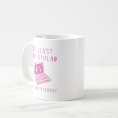 Mug Je suis populaire sur Internet (Devant gauche)