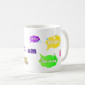 Mug Je Suis Positive Affirmations Mots Self Love (Devant droit)