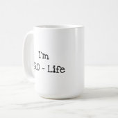 Mug Je suis pour la vie (Devant gauche)