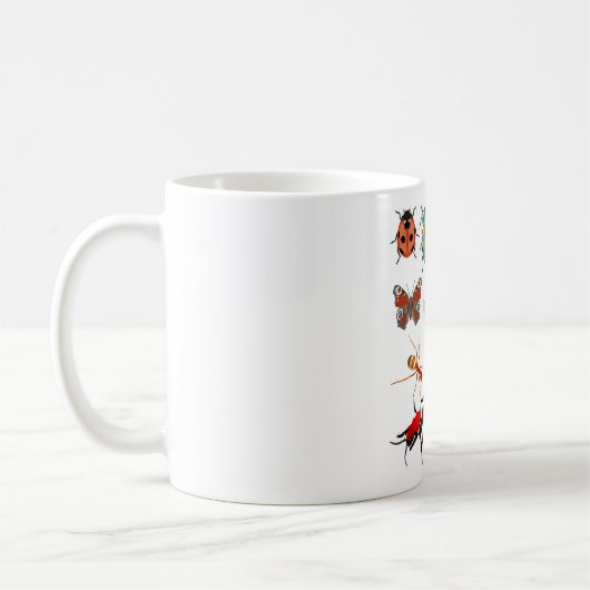 Mug Je suis pour les invertébrés (Gauche)