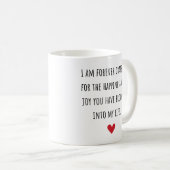 Mug Je suis pour toujours Grateful Friship (Devant droit)