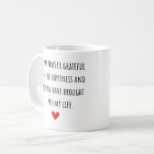Mug Je suis pour toujours Grateful Friship (Devant gauche)