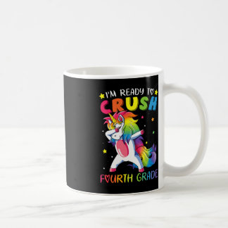 Mug Je suis prêt à écraser la 4e année amusante Dabbin